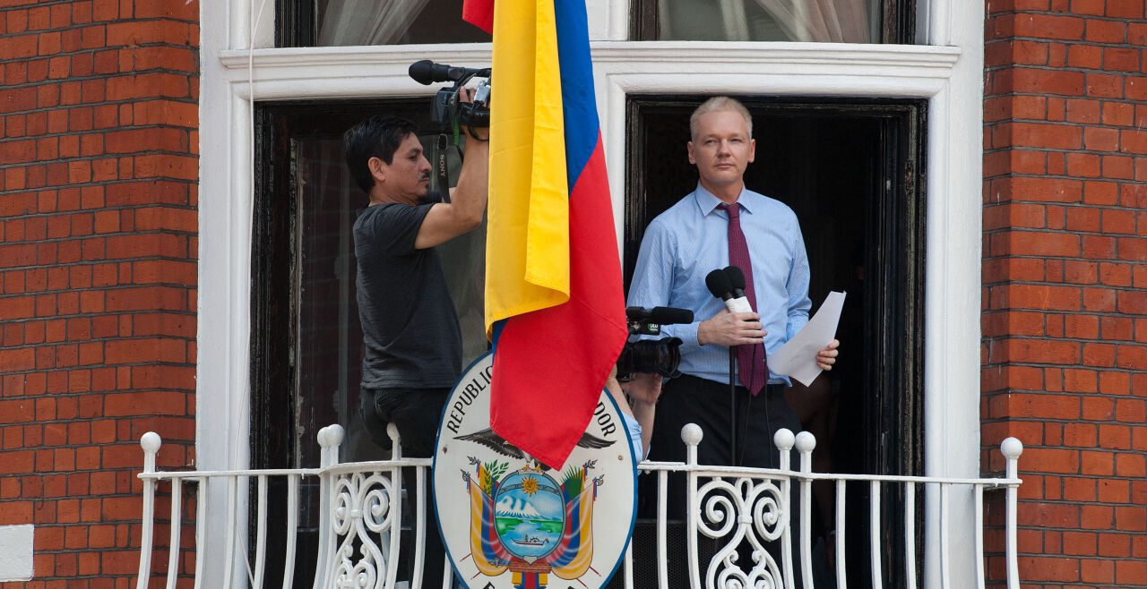 Julian Assange 2012 - © AFP Photo/Will Oliver