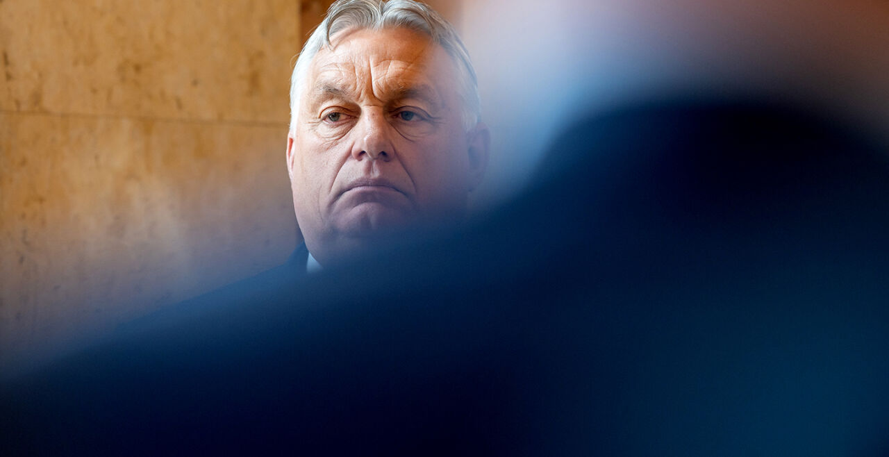 Orban - © APA / AFP / Silas Stein