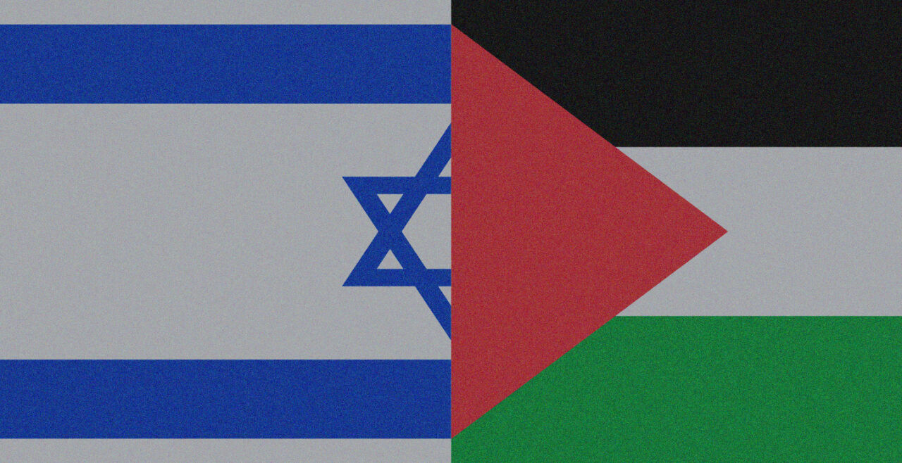 Israel-Flagge, Palästina-Flagge