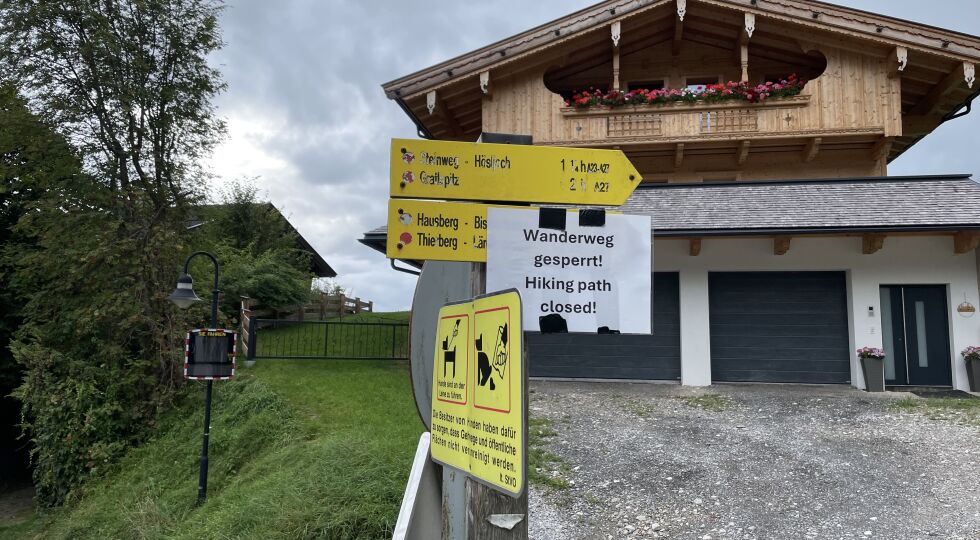 Forum Alpbach 2024, Hinweis Wanderweg - Der Wanderweg zum Gratlspitz - © (c) Philipp Axmann