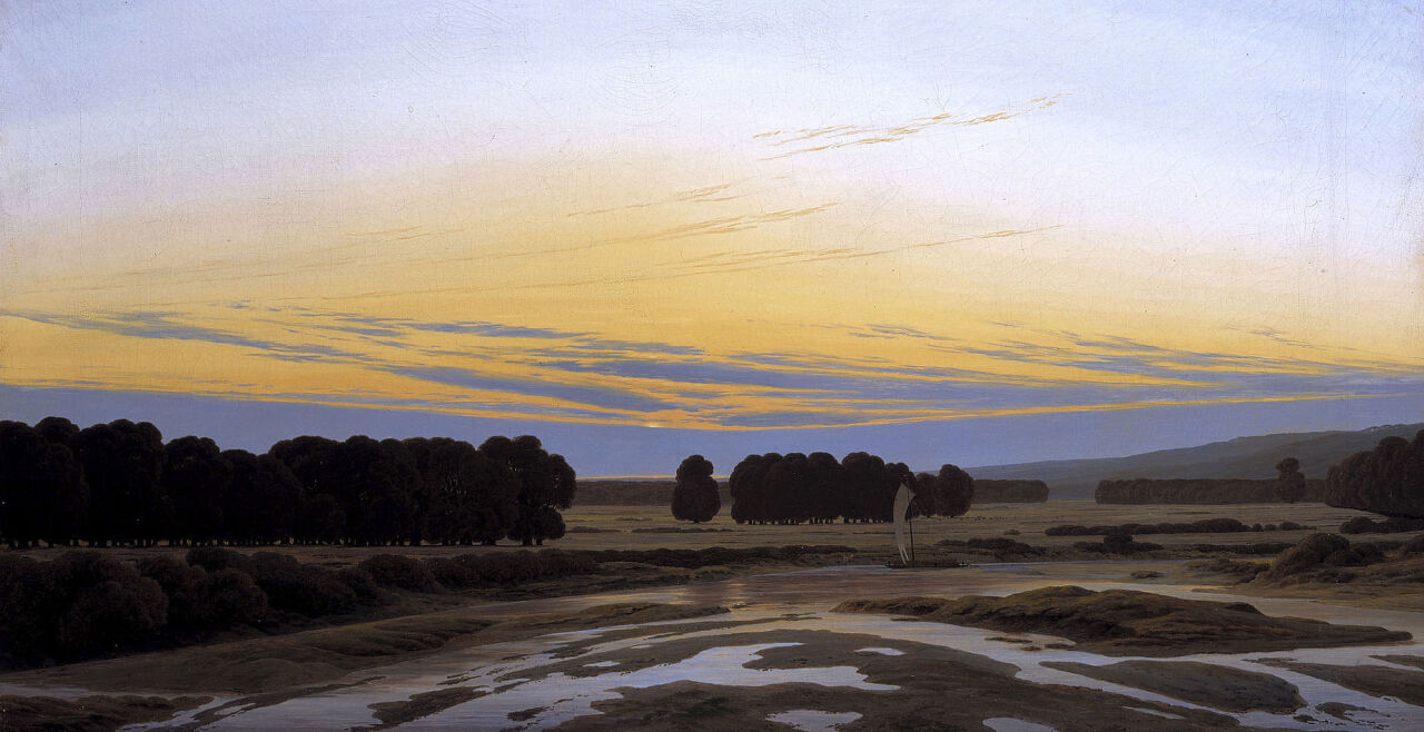 Caspar David Friedrich: Das Große Gehege - © Wikipedia (Gemeinfrei)