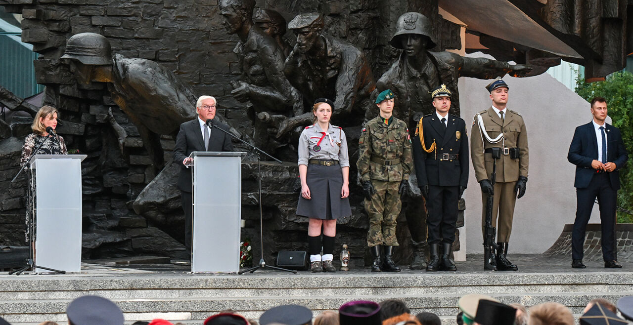 Gedenkfeier Warschauer Aufstand Polen Deutschland Krieg  - © Foto: Getty Images / Omar Marques