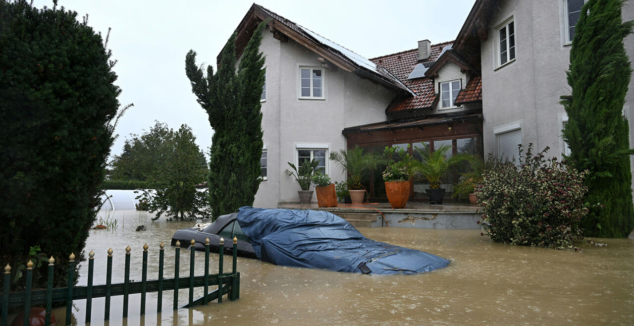 Hochwasser - © APA / Helmut Fohrunger