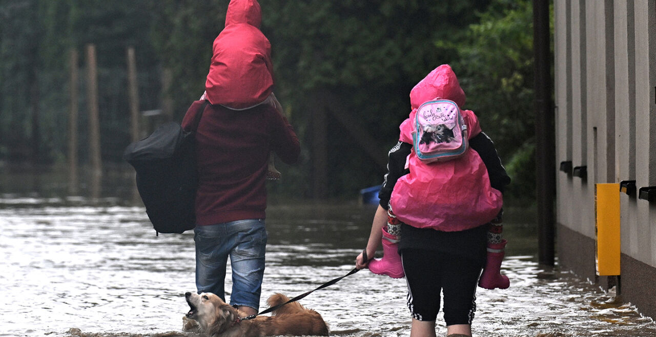 Hochwasser Polen PiS - © Foto: Getty Images / AFP/ Sergei Gapon