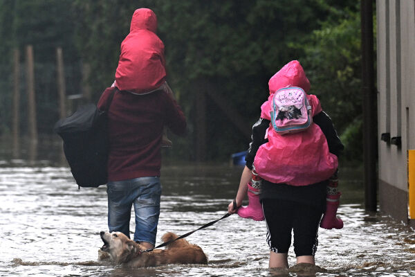 Hochwasser Polen PiS - © Foto: Getty Images / AFP/ Sergei Gapon