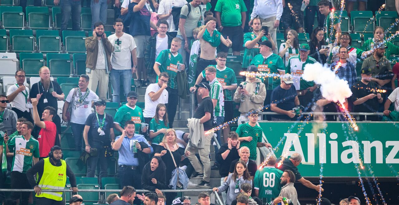 Fußball Bundesliga, SK Rapid - FK Austria vom 22.09.2024 - © APA/MAX SLOVENCIK