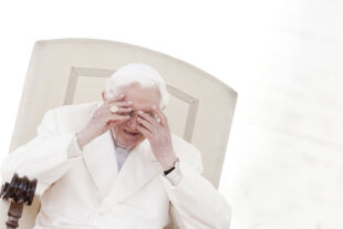Papst Benedikt - © Foto: Getty Images / Alessandra Benedetti / Corbis 