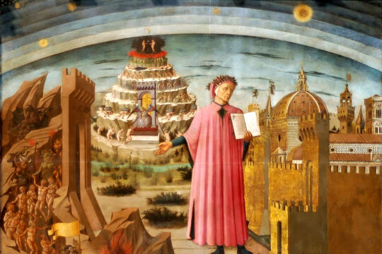 Dante Domenico di Michelino - © Foto: Santa Maria del Fiore in Florenz , Italien