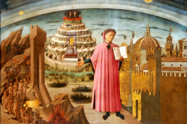 Dante Domenico di Michelino - © Foto: Santa Maria del Fiore in Florenz , Italien