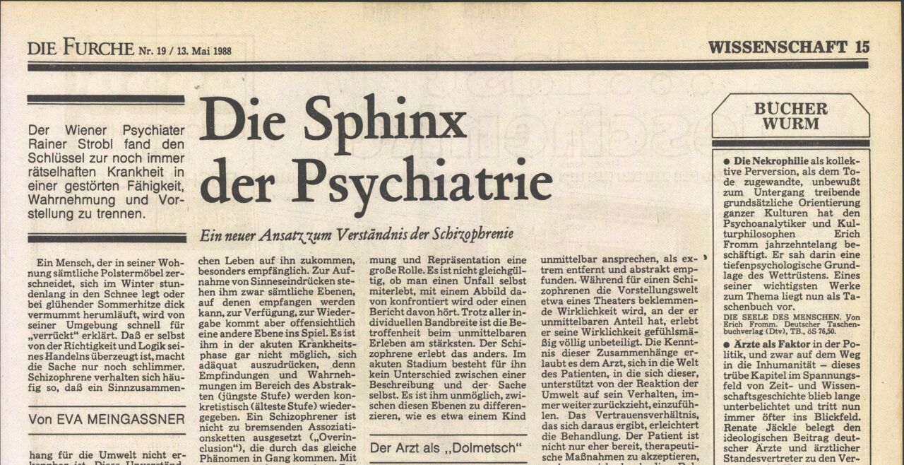 Die Sphinx der Psychiatrie