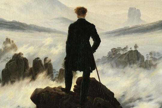 Caspar David Friedrich: Der Wanderer über dem Nebelmeer - © Foto: Getty Images / DeAgostini; Amburgo, Hamburger Kunsthalle