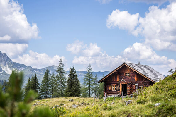 Almhütte - © Foto: iStock / Patrick Daxenbichler